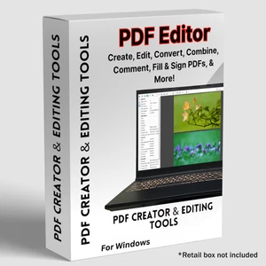 Oprogramowanie edytora PDF | Utwórz narzędzia do konwersji odczytu dla Windows USB lub DVD - Zdjęcie 1 z 1