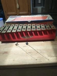 Vintage Tudor Tru-Tone X300 Xylophone 12 Note w/ Original Box And Sticks - Picture 1 of 4