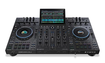 Denon DJ Prime 4+ 4 Deck Standalone DJ Controller with Wi-Fi, and Touchscreen