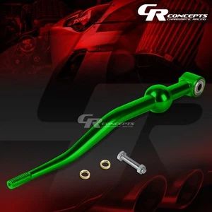 BILLET ALUMINUM MT DUAL BEND SHORT THROW SHIFTER FOR CIVIC SOL/INTEGRA SI GREEN - Imagen 1 de 4