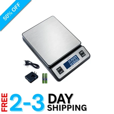 Handheld Digital Postal Scale - 90 lb Max Weight with Large LCD & Hold Feature - Image 1 of 4