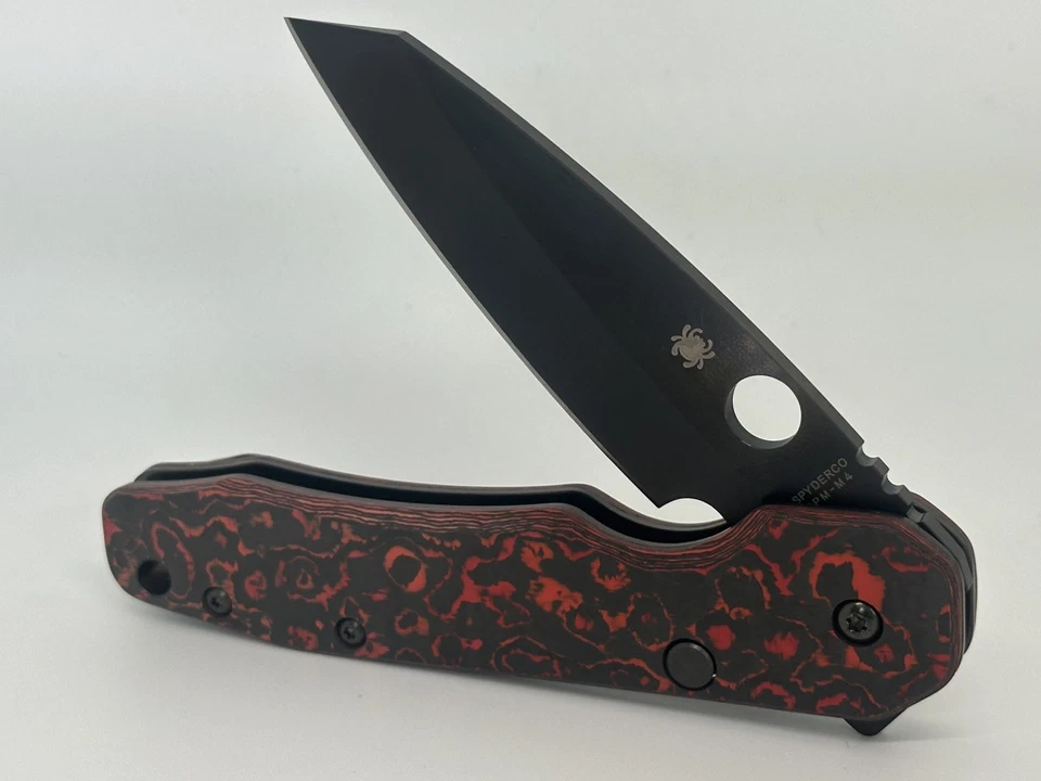 Spyderco Smock C240GM4PBK - Blade HQ Exclusivo - Básculas de carbono de flujo de lava añadidas Foto 1 de 4