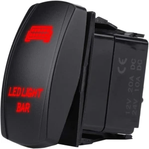 12V 24V Wasserdichter Led-Lichtleisten-Wippschalter, 5-Poliger Led-Lichtleisten- - Bild 1 von 8