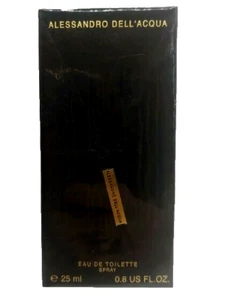 ❤️ALESSANDRO DELL'ACQUA ,EAU DE TOILETTE, 0.8oz 25ml.NEW & SEALED! - Picture 1 of 5