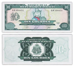 10 GOURDES 1999 HAITI [NEUF / UNC] P256 - Imagen 1 de 1