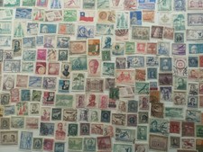 500 Different Chile Stamp Collection
