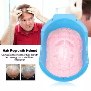 Casco LLLT Laser Perdita Capelli Ricrescita Trattamento Crescita Alopecia - Foto 1 di 12