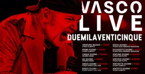 VASCO LIVE 2025 Biglietto 27 Giugno 2025 Stadio Olimpic Roma Primo Sett Numerato - Foto 1 di 2