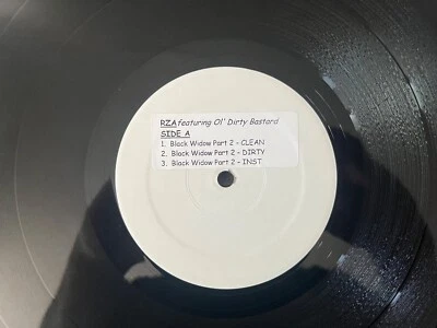 RZA Bobby Digital "Black Widow Pt. 2 / Domestic Violence Pt. 2" Ol Dirty Bastard - Image 1 of 4