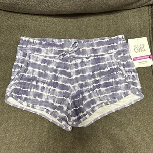 Athleta Girl Cannonball Short Size XL 14 Tie Dye Purple Girls New - Picture 1 of 6