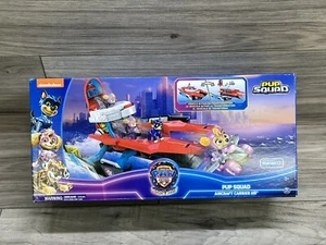 Paw Patrol The Mighty Movie Pup Squad Aircraft Carrier HQ NEW 2023 - Picture 1 of 4