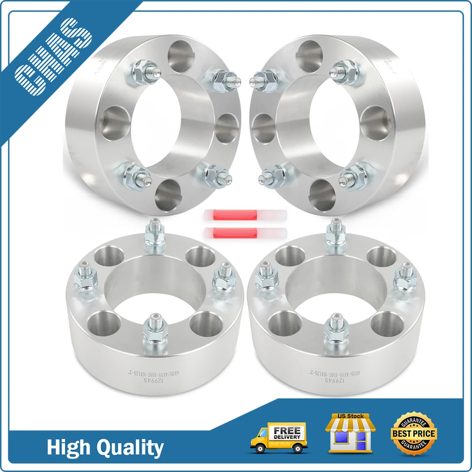 (4) Espaciadores de rueda 4x115 ATV de 2 pulgadas M10x1,25 para Arctic Cat 650 Yamaha Raptor 350 Foto 1 de 4