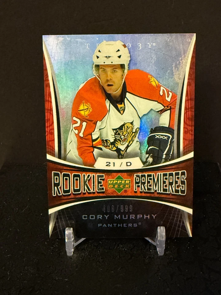 2007-08 Upper Deck Hockey Cory Murphy Rookie RC Card #147 #'ed /999 - Image 1 of 2