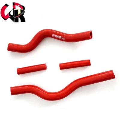 Manguera de radiador de silicona roja para Suzuki RM250 RM 250 2001-2008 2002 2003 2004 2005 Foto 1 de 4