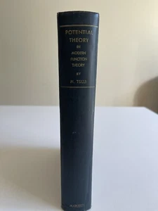 Potential theory in Modern Function Theory - M. Tsuji Hardcover 1959 Rikkyo Univ - Picture 1 of 14