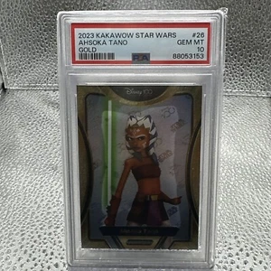 2023 Kakawow Star Wars Gold /10 Ahsoka PSA 10 - Picture 1 of 1