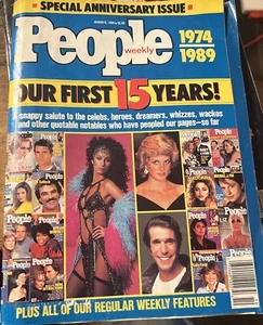MARCH 6 1989 PEOPLE magazine (NO LABEL) - 15th ANNIVERSARY - Imagen 1 de 4