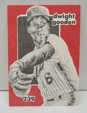 DWIGHT GOODEN 1984-89 O'Connell and Son Ink Baseball Card ~ New York METS