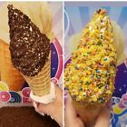 Carvel Chocolate crunch & Peanut Brittle crunch kote Topping Sprinkles decor 