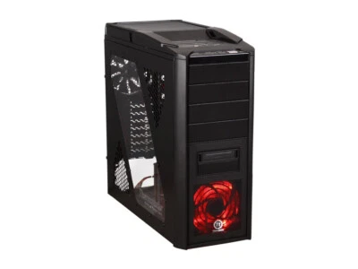 MODDED Thermaltake V9 BlacX Edition & CORSAIR H90 acqua/liquido CPU Cooler - Immagine 1 di 4