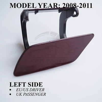 Izquierdo Side headlight washer cap para Mercedes Clase ML W164 08-11 Carneol - Imagen 1 de 4