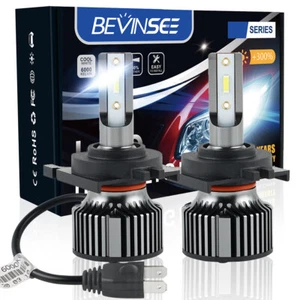 2x H7 LED Headlight Globes w/ Special Adapter Kit 6000K For Ford Focus MK2 MK3 - Picture 1 of 12