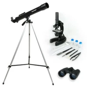 Celestron Telescope Microscope & Binocular Science Kit 22010-CGL - Foto 1 di 1