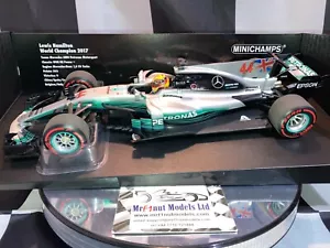 1:18 MINICHAMPS 186170044 Lewis Hamilton Mercedes AMG W08 Welt Champion 2017 - Bild 1 von 24