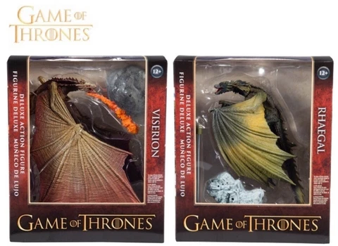 Mcfarlane Game Of Thrones HBO Rhaegal & Viserion Dragon Deluxe Action Figure New Cover