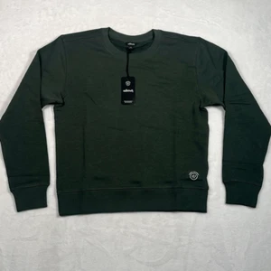 Allbirds R&R klassischer Pullover mit Rundhalsausschnitt kieferngrün Sweatshirt Damen Medium neu mit Etikett - Bild 1 von 7