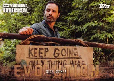 Rick Grimes (Andrew Lincoln) / Walking Dead Evolution Base Trading Card #07 - Image 1 of 2