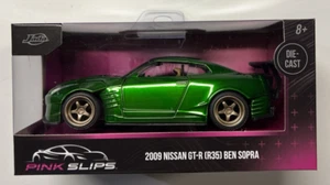 NEW 2025 Jada Pink Slips - 2009 NISSAN GT-R (R35) GREEN BEN SOPRA 1/32 - Picture 1 of 3
