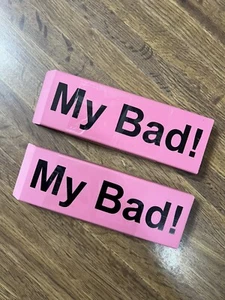 Gomas de borrar Jumbo "MY BAD" paquete de 2 nuevas - Imagen 1 de 3