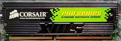 Corsair DDR 400Mhz CL2 512mb CMX512-3200C2PRO LED Activity Memory - Image 1 of 4
