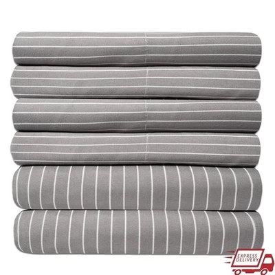 Juego de sábanas de bolsillo profundo de algodón egipcio de 1500 hilos 6 piezas extra suaves nuevo Foto 1 de 3