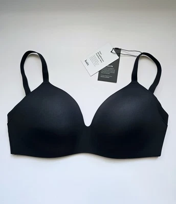 Knix Wing Woman Contour Black Wireless Lined Lightly Padded Molded Bra Size 0 XS - Image 1 of 4