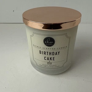 DW Home BIRTHDAY CAKE Scented Candle 1 Wick 33Hr Burn Time NEW - Picture 1 of 7