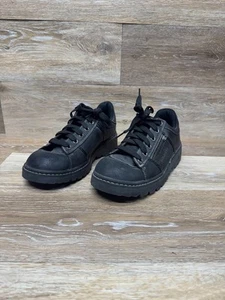 Skechers Tredds jammers Black Leather Oxfords Women's Size 8.5 - Imagen 1 de 7
