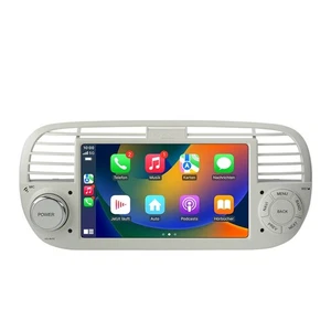 Per Fiat 500 2007-2015 2+64G Android Autoradio Apple CarPlay Navi RDS - Foto 1 di 16