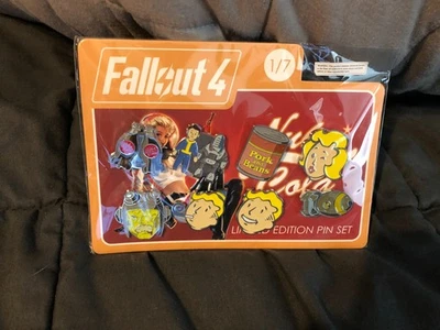 Fallout Emoji Collectible Pin Set - number 1 of 7 - BRAND NEW LIMITED EDITION - Image 1 of 2