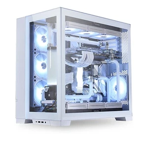 LIAN LI O11 EVO White Aluminum / Steel / Tempered Glass ATX Mid Tower Compu - Picture 1 of 10