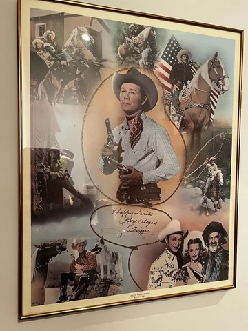 ROY ROGERS - AUTOGRAPHED SIGNED POSTER, FRAMED Cover