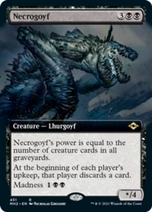 1x Necrogoyf ~ Extended Art NM-Mint, English Modern Horizons 2 MTG Magic - Picture 1 of 1