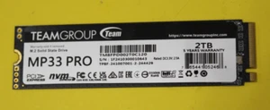 TEAM Teamgroup 2TB MP33 PRO SSD M.2 NVMe Gen3 x4 SSD (TM8FPD002T0C120) LOW USE - Afbeelding 1 van 2