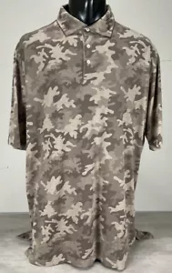 Polo Golf Ralph Lauren Short Sleeve Cotton Polo Shirt 2XL Brown Camo - Picture 1 of 6