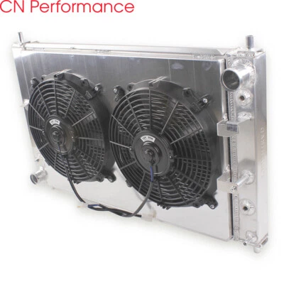 3 Row For 1997-2004 Ford Mustang GT / SVT V8 4.6 MT Aluminum Radiator Shroud Fan - Image 1 of 4