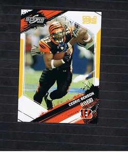 2009 Score Inscriptions - Gold Zone #58 Cedric Benson /50 - Picture 1 of 2
