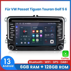 Für VW GOLF 5 6 Touran Tiguan Passat Carplay Autoradio GPS NAVI BT DAB+ 6+128GB - Bild 1 von 14