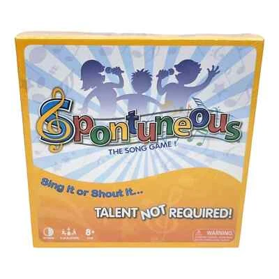 Spontuneous The Song Game Talento Não Necessário Sing Shout Nova Era 8+ 4-10 Jogadores - Imagem 1 de 2