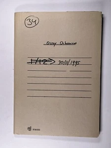Ozzy Osbourne Contract Rider Papiere Original Büro Kopie 10. Oktober 1995 - Bild 1 von 15